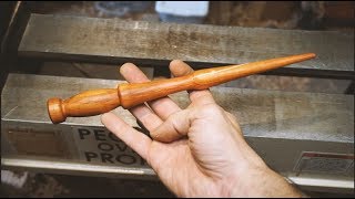 Turning A Plum-Wood Wand