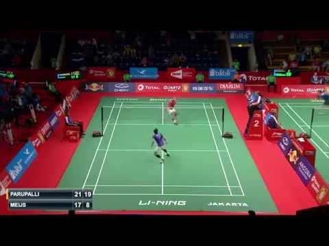 R64 MS - Parupalli Kashyap vs Erik Meijs BWF World Championships 2015