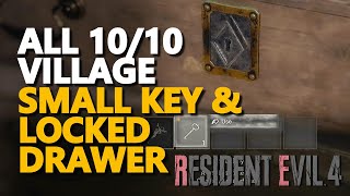 Village All Small Key Locked Drawer RE4 Remake