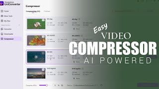 How to Compress Video & Audio up to 85% with AI  | Uniconverter