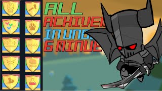 Castle Crashers Remastered - ALL ACHIVEMENTS in under 6 MINUTES (2022)