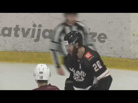 Optibet Hokeja Līga.  Dinamo Rīga  - HK Zemgale/LLU. Spēles labākie momenti. (05.11.2022.)