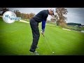 HOW TO PLAY A BALL BELOW FEET GOLF SHOT