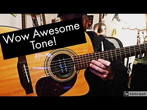 electric guitar pickup in an acoustic / dominican bachata / how to ground an acoustic guitar