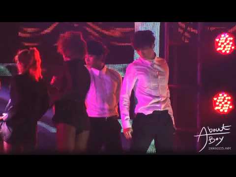[FANCAM] 111231 JUNHO MBC Gayo Daejun - Back2U (2)