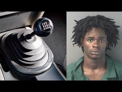 Carjacker can't drive a stick shift, arrested by police; Carjacking caught on tape - Compilation