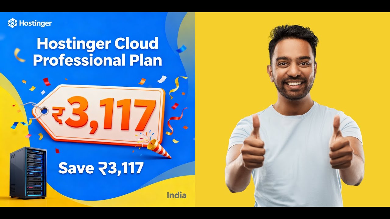 Save ₹3,117 Instantly on Hostinger Cloud Professional Plan - Step By Step Guide