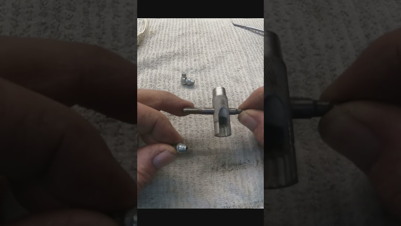 Mystery tool Reveal, grease zerk fitting tool, SAB's Garage.