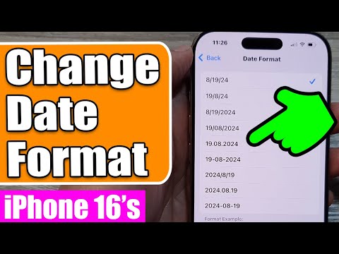 iPhone 16/16 Pro Max: How to Change the Date Format