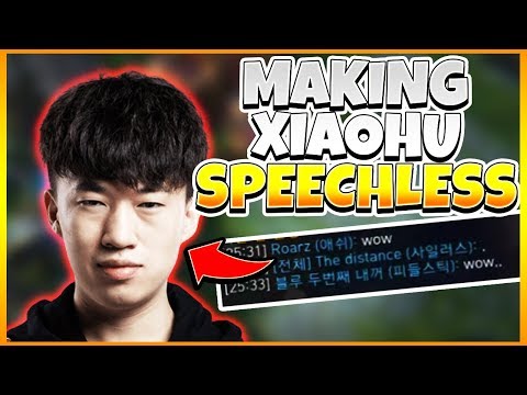 I MADE XIAOHU SPEECHLESS WITH THIS PLAY! | League of Legends