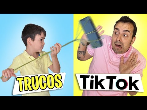 COMO HACER TIKTOKS VIRALES y TRUCOS IMPOSIBLES en familia