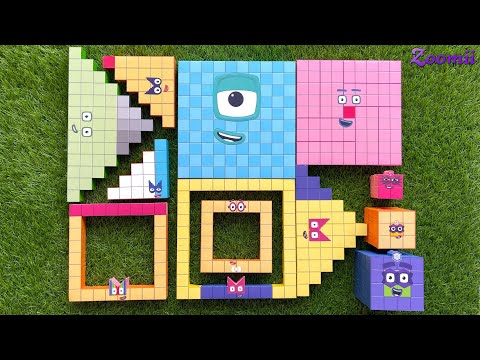 Looking for Numberblocks Puzzle Tetris NEW Club Party Space ASMR - Numberblocks Satisfying Video #72