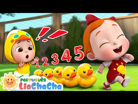 LiaChaCha em Português ☀️ Cinco Patinhos 🦆 | Clássico Infantil | Música Infantil & Canção de Ninar