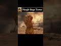 When the Undivided Chaos Warrior use Nurgle Siege Tower for the First Time