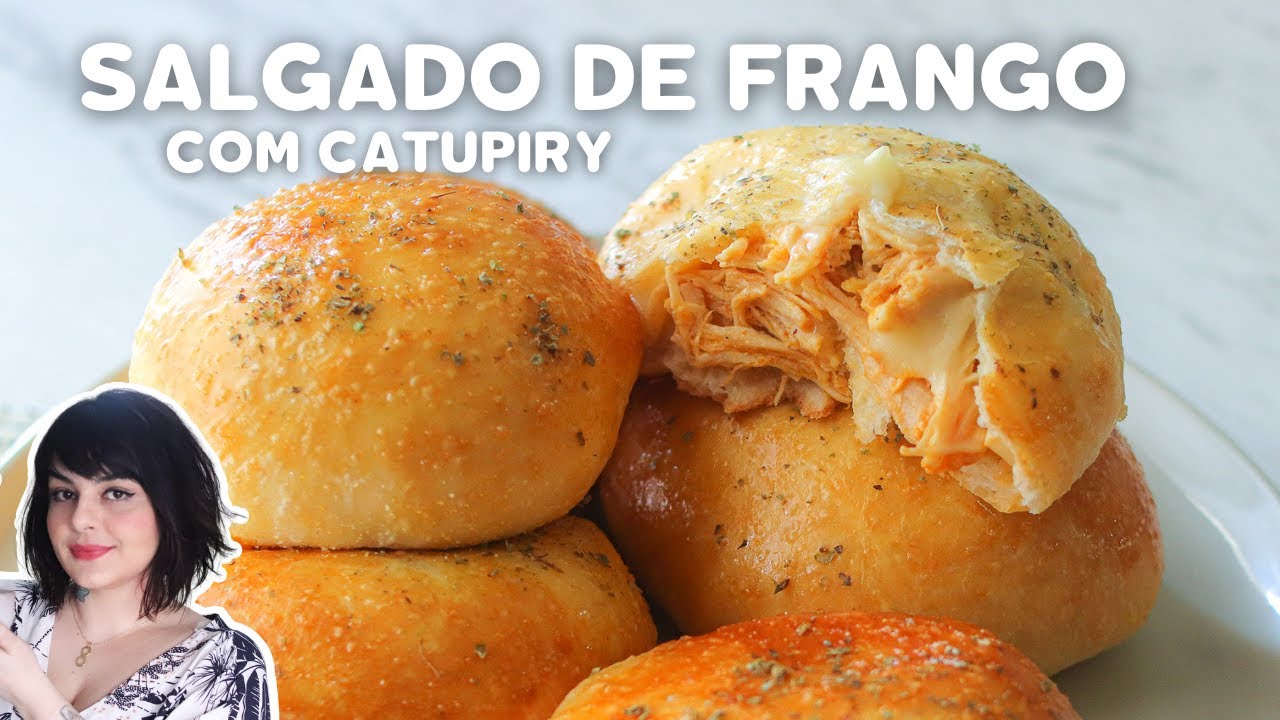 SALGADO DE FRANGO COM CATUPIRY | MELHOR MASSA PARA SALGADOS ASSADOS DO MUNDO! Day Flaubert