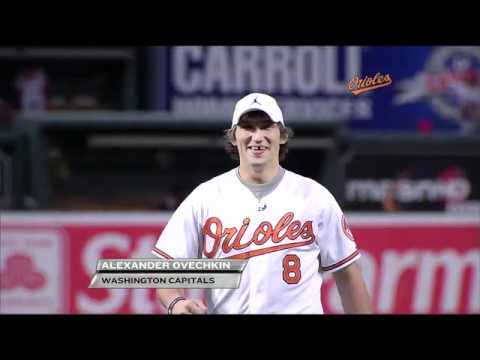 2011/09/16 Ovechkin throws first pitch