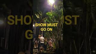 SHOW MUST GO ON #shorts #shortsfeed #foryou #windy #waikiki #honolulu #hawaii