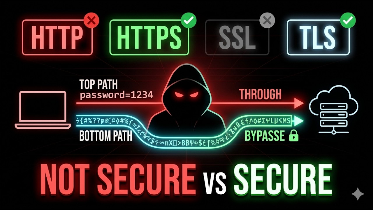 HTTP vs HTTPS vs SSL vs TLS: Video Timestamps Explained | Video ...