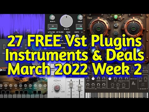 27 Best New FREE VST Plugins, Vst Instruments, Sample Packs & Plugin Deals - MARCH 2023 Week 2