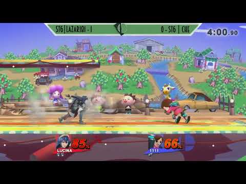 SBTL36 - Lazar181 (Lucina, Random, Ganondorf) vs Che (Pac-man, Mii Gunner, Random) - LR5