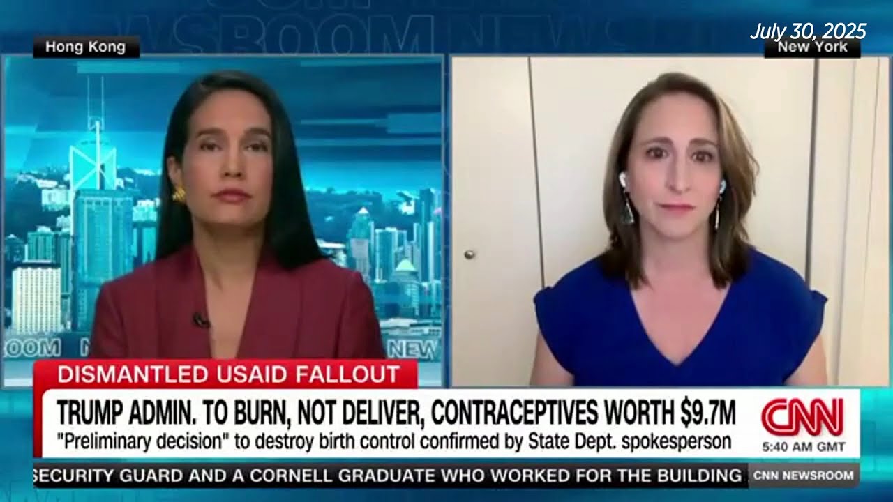 Guttmacher expert Chelsea Polis on CNN: Impact of US plan to destroy $9.7M in contraceptives