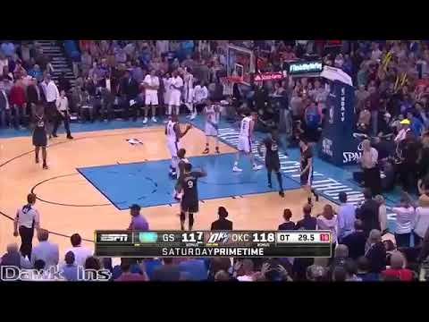 Final 33.9 Minutes Of GSW Vs OKC 2016: CLUTCH CURRY