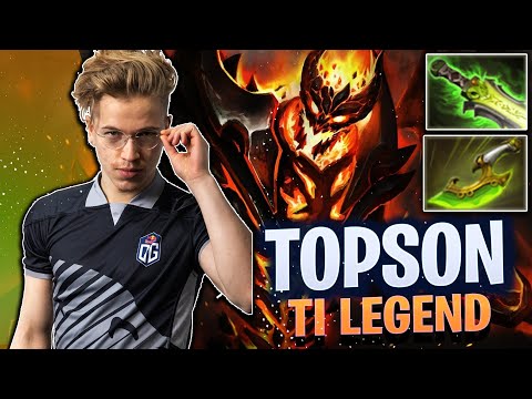 OG.Topson - Shadow Fiend Pro Gameplay | IMMORTAL Rank Dota 2 7.28 Top MMR