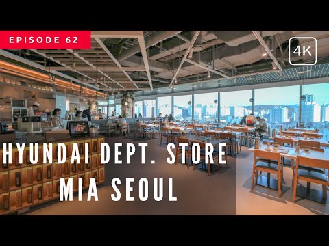 Um passeio a pé completo pela filial Mia da loja de departamentos Hyundai [현대백화점 미아점]