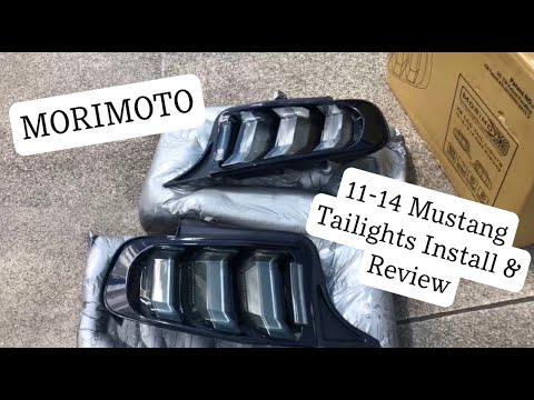 11-14 Mustang Morimoto Facelift XB LED Tail Lights Review And Install