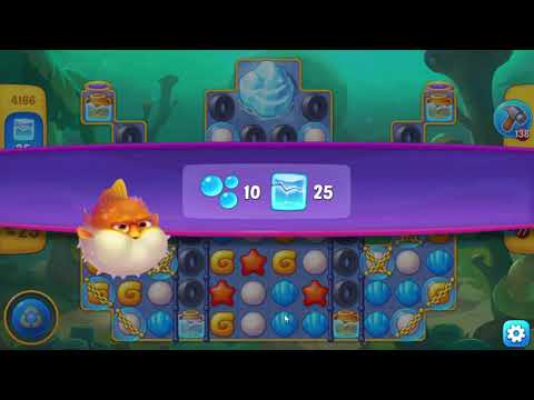 Fishdom 4166 Super Hard Level - NO BooSTERS
