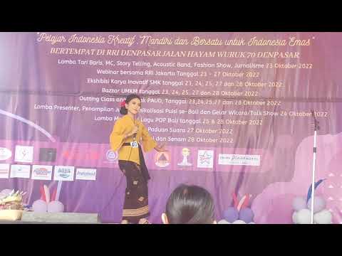 Ibu Ambu Suarga - Peserta no 40 (babak penyisihan lomba lagu pop bali RRI Denpasar 2022)
