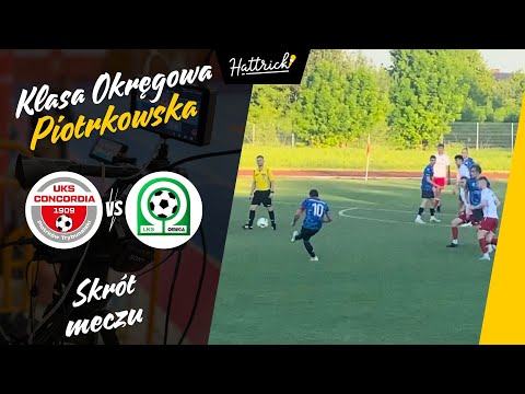 Concordia Piotrków Trybunalski - Omega II Kleszczów - Klasa Okręgowa Piotrkowska - 24 kolejka skrót