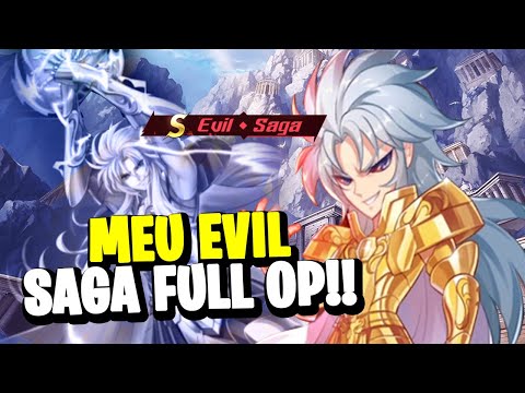 MUITO BOM! PEGUEI E COLOQUEI MEU EVIL SAGA FULL OP - Saint Seiya Awakening