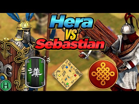 Shu vs Chinese | 1v1 Arabia | vs Sebastian | AoE2