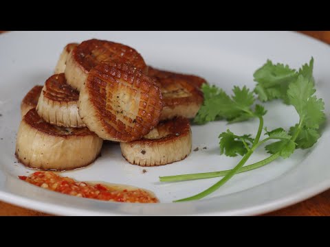 Pan-Fried King Oyster Mushrooms | King Oyster Mushrooms Recipes |  Cooking Mushrooms