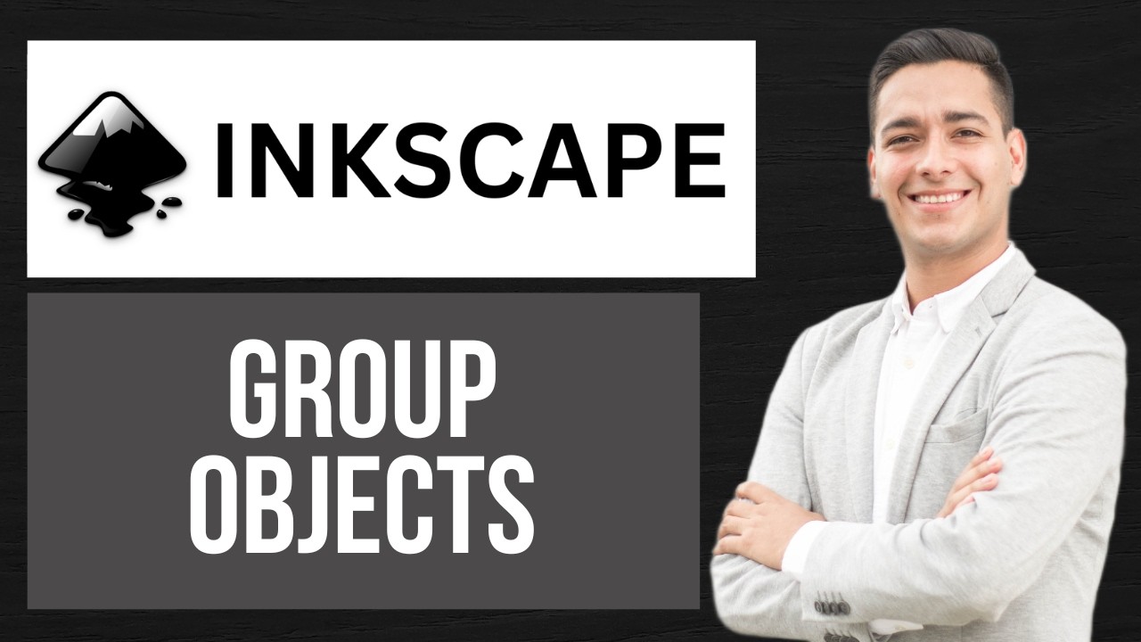 How to Group Objects on Inkscape | Combine Multiple Elements