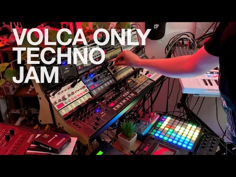 Making Techno using only Korg Volcas and Ableton