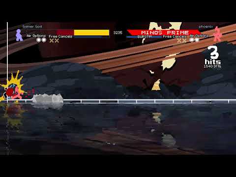 Judgement! Minos Prime vs Sans in YOMI Hustle.