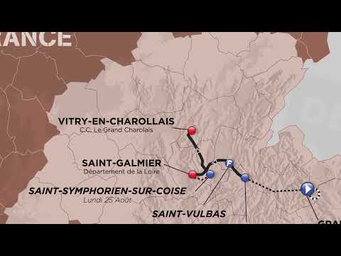 Parcours du Tour de l'Avenir 2025