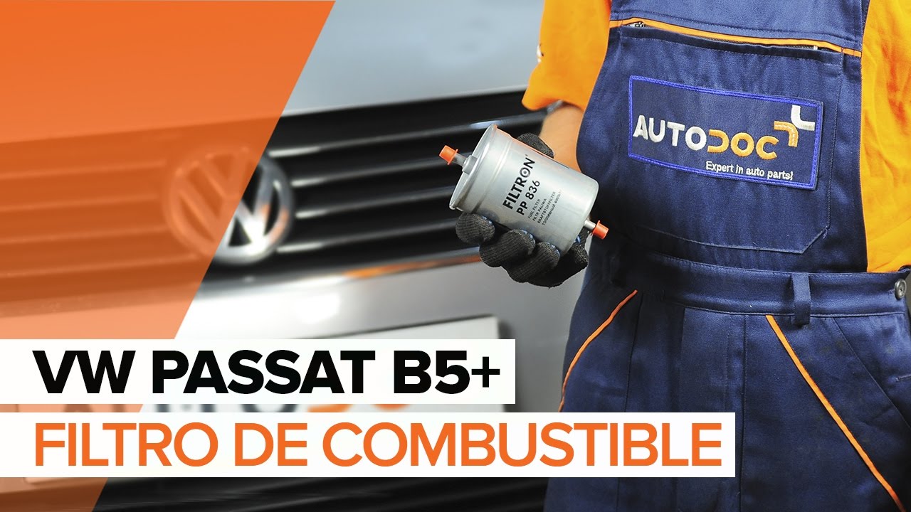 Cómo cambiar: filtro de combustible - VW Passat B5 Variant gasolina | Guía de sustitución