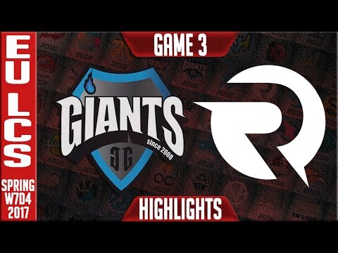 Giants vs Origen Game 3 Highlights - EU LCS W7D4 Spring 2017 - GIA vs OG G3