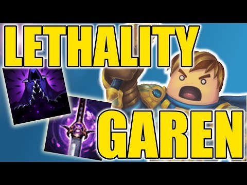 FULL LETHALITY GAREN | NEW RUNES | TRUE DAMAGE
