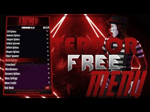 GTA 5 ONLINE MOD MENU | TERROR MOD MENU | FREE DOWNLOAD | PC 2022