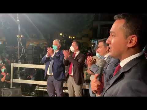 Pomigliano d'Arco (NA) - Di Maio dopo la vittoria del referendum (06.10.20)