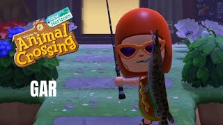 Animal Crossing: New Horizons: How To Catch A GAR (Bells, Location, Time)
