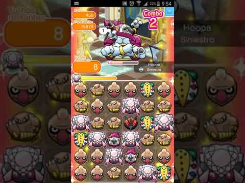 Pokemon shuffle Re - battle Stage 450 Hoopa Unbound itemless