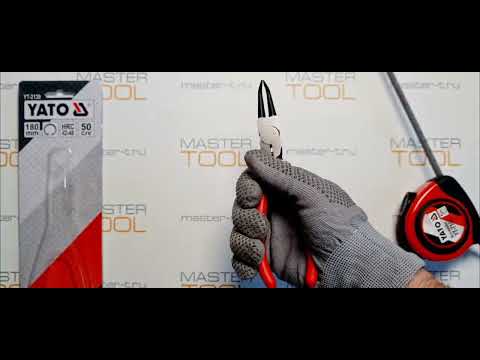 Съемник стопорных колец 180 мм, загнутые, YATO (сжим) Съемник стопорных колец 180 мм, загнутые, YATO (сжим)