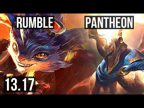 RUMBLE vs PANTH (TOP) | 3.4M mastery, 6/1/4, 700+ games | EUW Master | 13.17