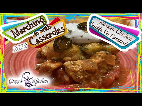 Mexican Chicken Bubble Up Casserole