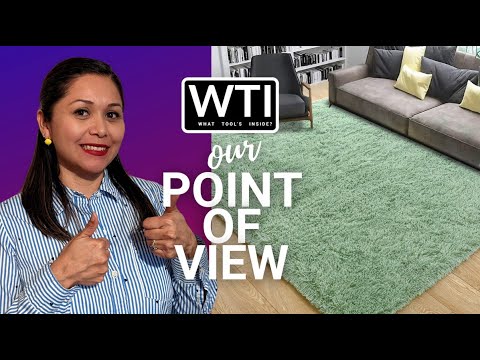 DweIke Fluffy Green Rug - WTI product video review